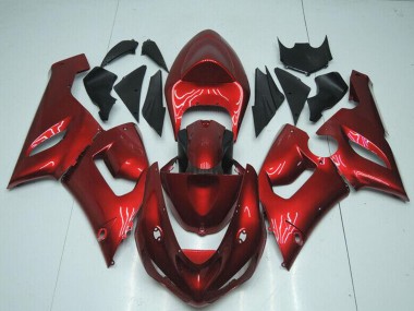 Carenados Moto Kawasaki ZX6R 2005-2006 - Rojo Caramelo