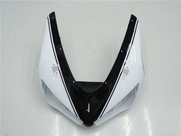 Carenados Moto Kawasaki ZX6R 2005-2006 - Blanco Negro Brillante