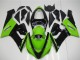 Carenado Moto Kawasaki ZX6R 2005-2006 - Verde Negro Brillante