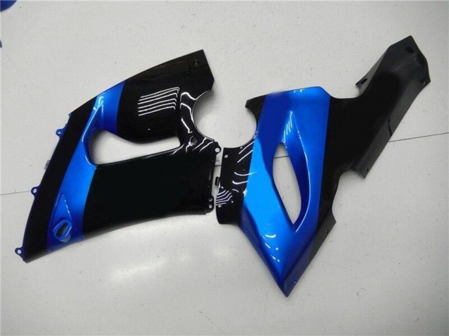 Kits Carenado Moto Kawasaki ZX6R 2005-2006 - Azul Negro Brillante