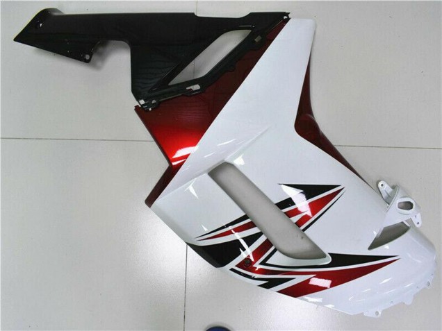 Carenados Moto Kawasaki ZX6R 2007-2008 - Blanco Negro Rojo