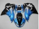Carenados Moto Kawasaki ZX6R 2009-2012 - Azul Claro Negro Brillante