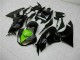 Carenados Moto Kawasaki ZX6R 2009-2012 - Negro Brillante Verde