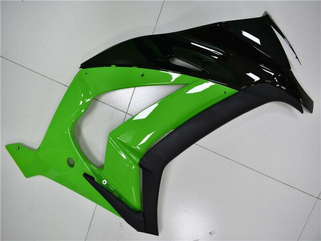Carenado Moto Kawasaki ZX10R 2011-2015 - Verde Negro Brillante