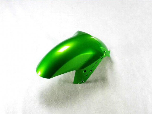 Carenado Moto Kawasaki ZX14R ZZR1400 2012-2024 - Verde Negro Brillante