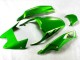 Carenado Moto Kawasaki ZX14R ZZR1400 2012-2024 - Verde Negro Brillante