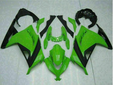 Carenados Moto Kawasaki Ninja 300 EX300R 2013-2024 - Verde Negro