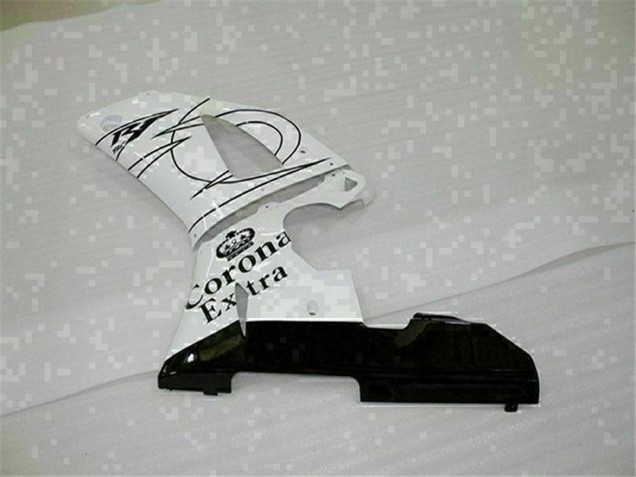 Carenados Moto Yamaha YZF R1 2000-2001 - Blanco Negro Corona Extra