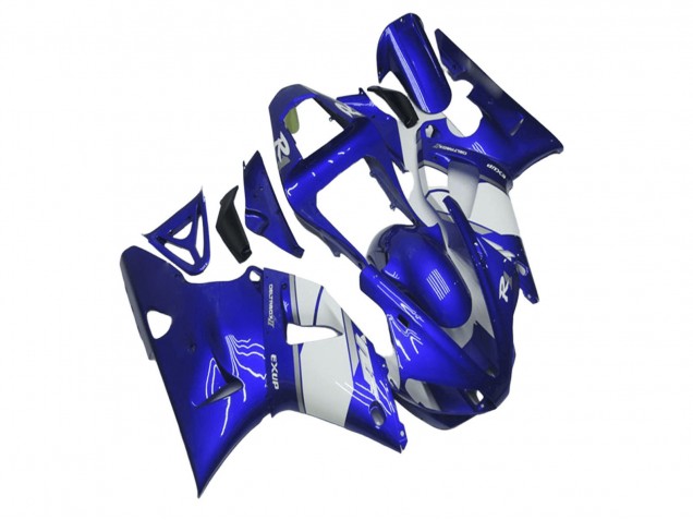 Carenado Moto Yamaha YZF R1 2000-2001 - Azul Blanco