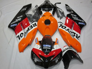 Kit Carenados Moto Honda CBR1000RR 2004-2005 - Naranja Blanco Rojo Negro Brillante Repsol