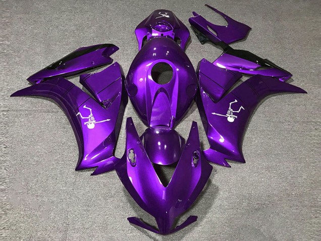 Carenados Moto Honda CBR1000RR 2012-2016 - Púrpura Profundo Negro Brillante