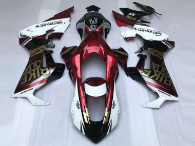 Carenados Moto Honda CBR1000RR 2017-2023 - Blanco Rojo Profundo Negro Brillante