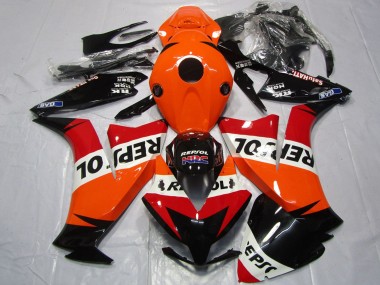 Carenados Moto Honda CBR1000RR 2012-2016 - Naranja Blanco Rojo Negro Brillante Repsol