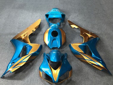 Carenados Moto Honda CBR1000RR 2006-2007 - Azul Claro Oro