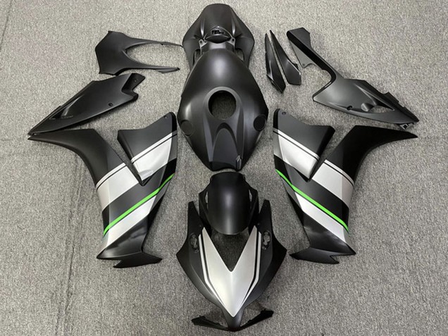 Carenados Moto Honda CBR1000RR 2012-2016 - Plata Verde Negro Mate