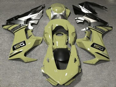Carenados Moto Honda CBR1000RR 2017-2023 - Olive Blanco Plata Negro Brillante DSI
