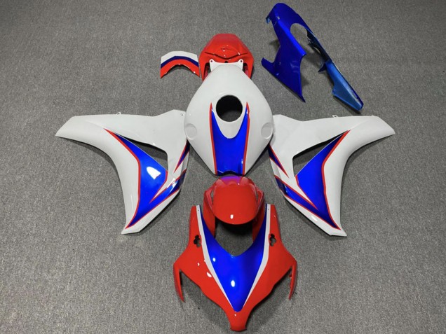 Carenado Moto Honda CBR1000RR 2008-2011 - Blanco Azul Rojo