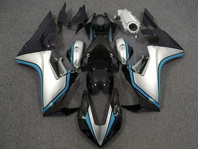Carenados Moto Honda CBR1000RR 2017-2023 - Plata Azul Claro Negro Brillante