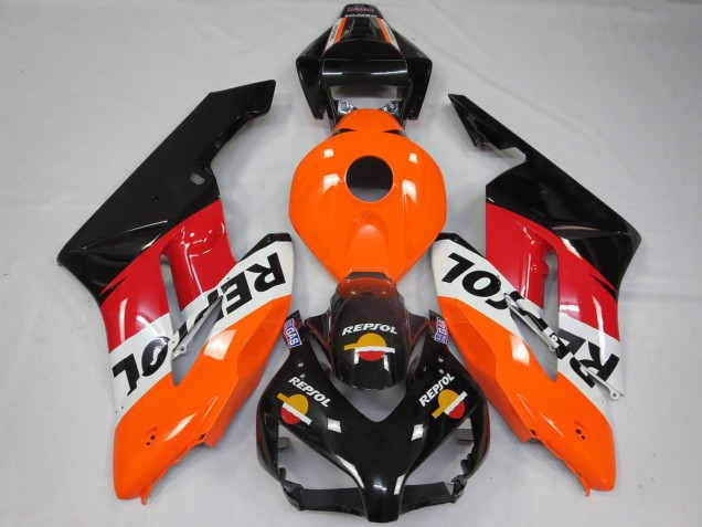 Carenados Moto Honda CBR1000RR 2004-2005 - Naranja Blanco Rojo Negro Brillante Repsol