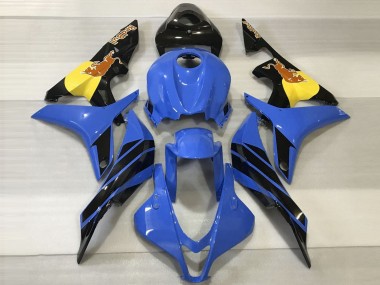 Carenados Moto Honda CBR600RR 2007-2008 - Azul Amarillo Negro Brillante Rojo Bull