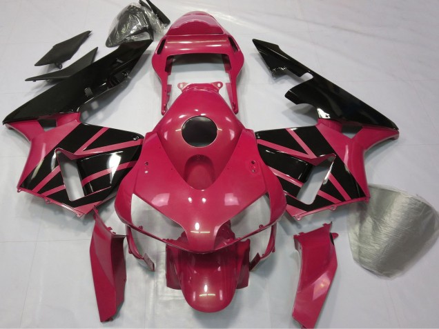 Carenados Moto Honda CBR600RR 2003-2004 - Rojo Negro Brillante Raya