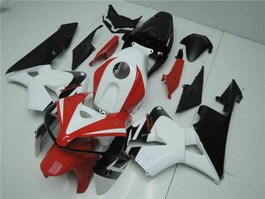 Kits Carenado Moto Honda CBR600RR 2005-2006 - Blanco Rojo Negro