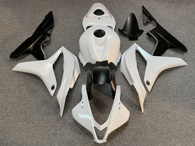 Carenado Moto Honda CBR600RR 2007-2008 - Blanco Negro Mate