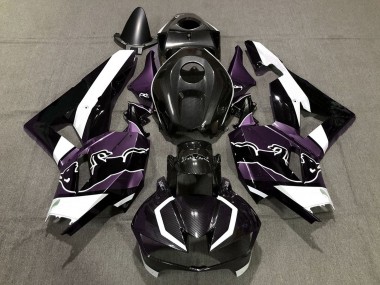 Carenados Moto Honda CBR600RR 2013-2026 - Negro FibraCarbono Blanco Púrpura Toro