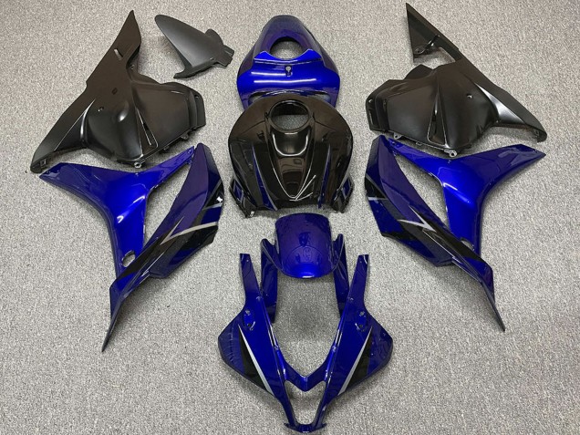 Carenados Moto Honda CBR600RR 2009-2012 - Azul Negro Brillante OEM Estilo