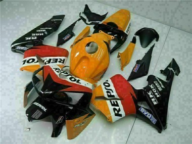 Carenados Moto Honda CBR600RR 2005-2006 - Naranja Blanco Rojo Negro Repsol
