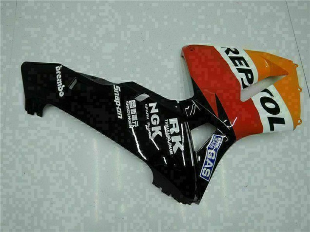 Carenados Moto Honda CBR600RR 2005-2006 - Naranja Blanco Rojo Negro Repsol