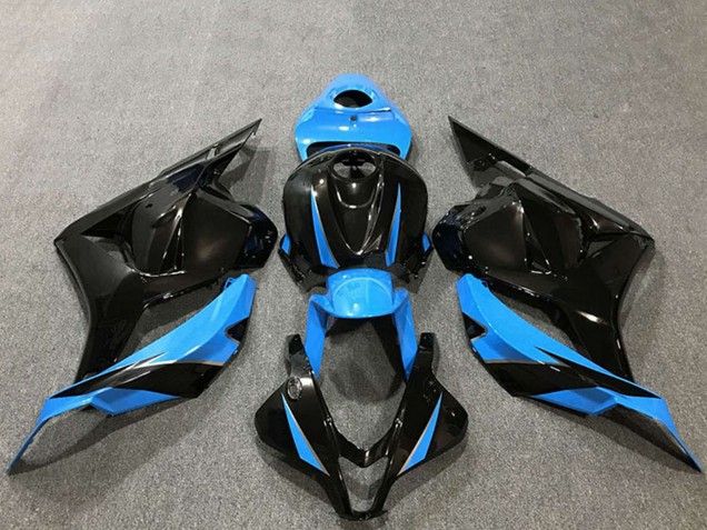 Carenados Moto Honda CBR600RR 2009-2012 - Azul Cielo Negro Brillante
