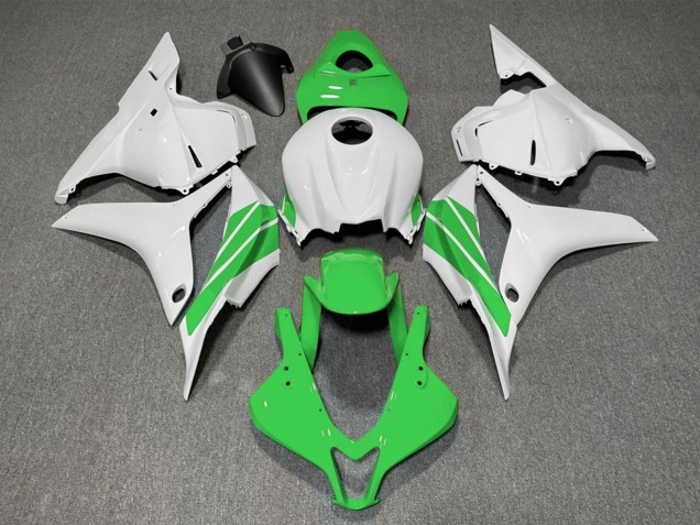 Carenados Moto Honda CBR600RR 2009-2012 - Blanco Verde Raya