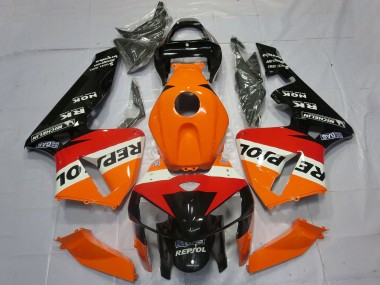 Carenados Moto Honda CBR600RR 2005-2006 - Naranja Rojo Blanco Negro Repsol OEM Estilo
