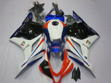 Carenados Moto Honda CBR600RR 2009-2012 - Blanco Azul Rojo Negro Brillante