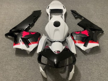 Carenados Moto Honda CBR600RR 2003-2004 - Rojo Negro Brillante Splatter