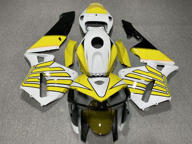 Carenados Moto Honda CBR600RR 2005-2006 - Amarillo Blanco Alas