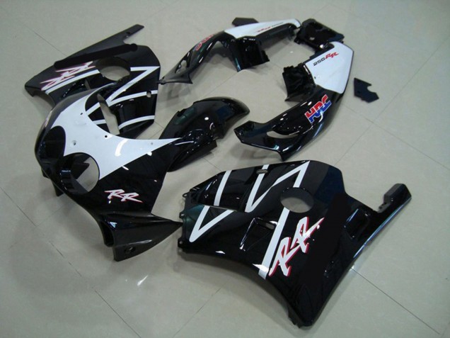 Carenados Moto Honda CBR250RR 1990-1998 - Blanco Negro Brillante HRC