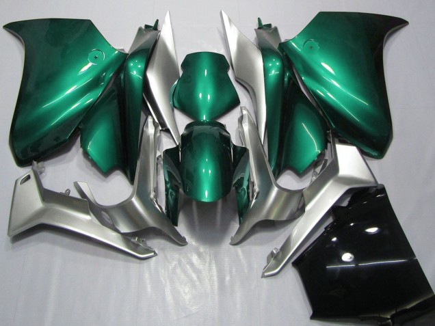 Carenados Moto Honda VFR 1200 2010-2014 - Plata Seafoam Verde