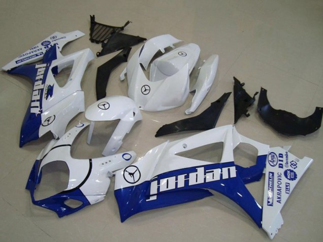 Carenados Moto Suzuki GSXR 1000 2007-2008 - Blanco Azul Jordan