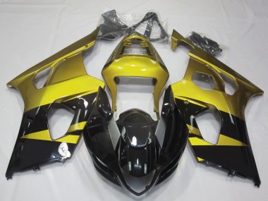 Carenados Moto Suzuki GSXR 1000 2003-2004 - Amarillo Negro Brillante