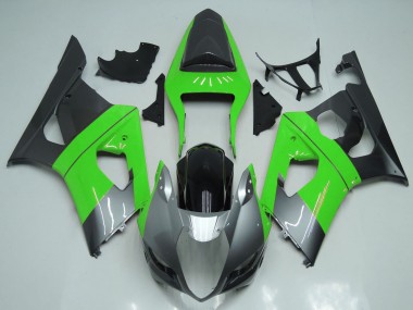 Carenados Moto Suzuki GSXR 1000 2003-2004 - Verde Plata Negro