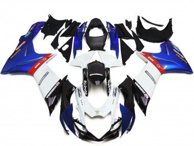 Carenados Moto ABS Suzuki GSXR 600 / GSXR 750 2011-2024 - Azul Blanco Rojo