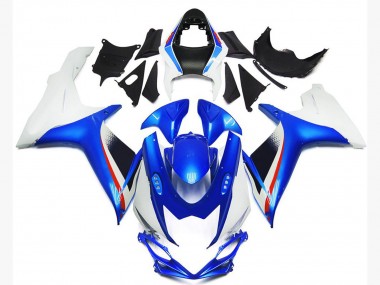 Carenados Moto Suzuki GSXR 600 / GSXR 750 2011-2024 - Blanco Azul Rojo