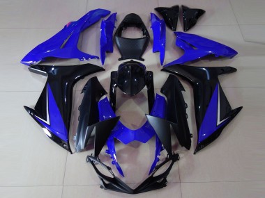 Carenados Moto Suzuki GSXR 600 / GSXR 750 2011-2024 - Azul Negro Brillante