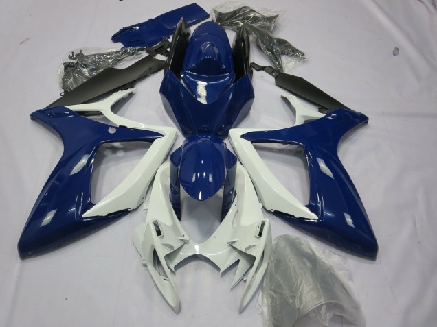 Carenados Moto Suzuki GSXR 600 / GSXR 750 2006-2007 - Azul Blanco Negro