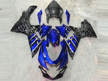Carenados Moto Suzuki GSXR 600 / GSXR 750 2011-2024 - Azul Negro Spider