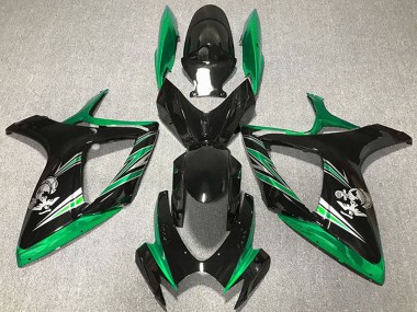 Carenados Moto Suzuki GSXR 600 / GSXR 750 2006-2007 - Verde Negro Brillante