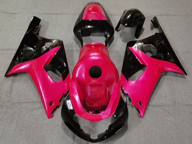 Carenados Moto Suzuki GSXR 600 / GSXR 750 2001-2003 - Rosa Negro Brillante