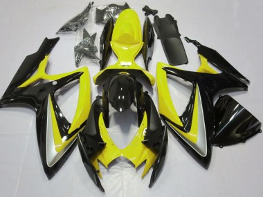 Carenados Moto Suzuki GSXR 600 / GSXR 750 2006-2007 - Amarillo Negro Brillante